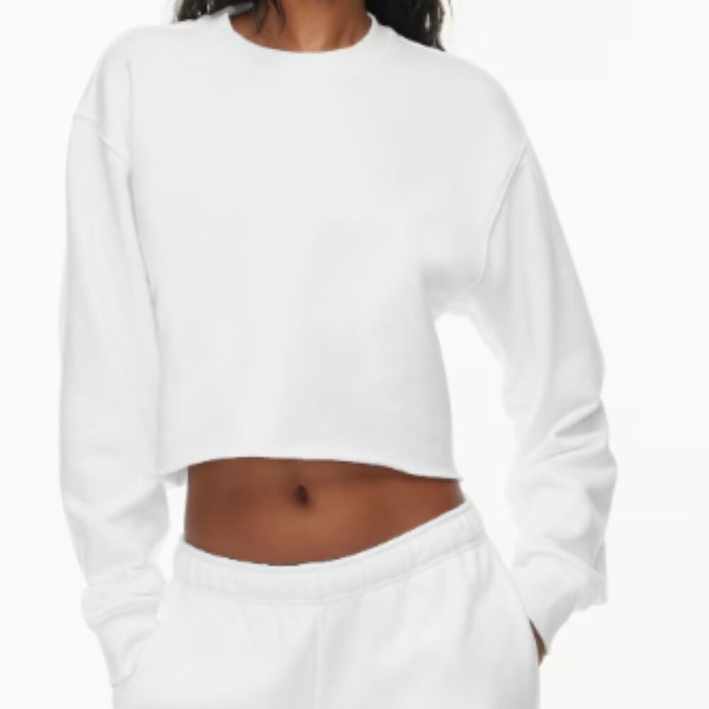 Aritzia: Cozy Fleece Perfect Cropped Sweatshirt